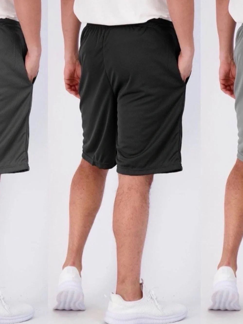 Men's Performance Knit Shorts - Black, Gray, Navy, Olive